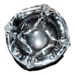 Cendrier vide - poche daum en cristal sign design moderniste 1950 - 1960