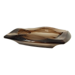 Cendrier vintage luminarc en verre fum annes 60