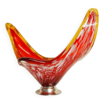 Centre de table en verre de murano. italie annes 1970.