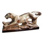 Cramique d'art ste radegonde panthre art dco