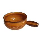 Cramique maille caquelon poelon vallauris vintage