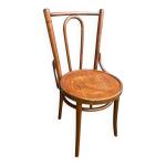 Chaise ancienne bistrot khon n°18 bois + assise thermoformée vintage Chaise ancienne bistrot khon n°18 bois + assise thermoformée vintage