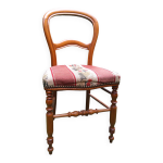 Chaise ancienne louis - philippe en merisier