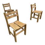 Chaises les arcs attribu perriand