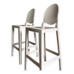Chaise de bar kartel  one more et one more please  75cm