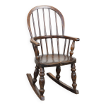Chaise  bascule pour enfant windsor anglaise antique du dbut du xixe sicle