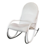 Chaise  bascule 'nonna' par paul tuttle pour strssle int. (wk wohnen) - annes 1970