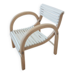 Chaise baumann en bois courbe