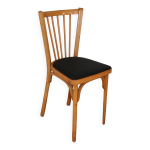 Chaise baumann n12 ska noir htre clair