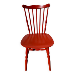 Chaise baumann rouge brique