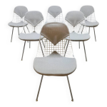 Chaises bikini vintage en fil de fer charles & ray eames herman miller années 1960 Chaises bikini vintage en fil de fer charles & ray eames herman miller années 1960