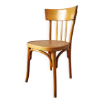 Chaise bistrot ancienne bois blond