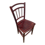 Chaise bistrot ancienne style thonet bois tourn marron vintage