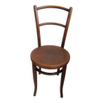 Chaise de bistrot assise d�cor�e de jacob & josef kohn