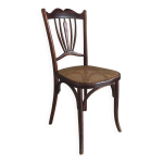 Chaise bistrot canne vintage