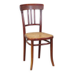 Chaise de bistrot originale vintage design thonet avec assise mate