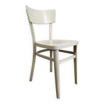 Chaise bistrot vintage blanche