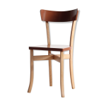 Chaise bistrot vintage en bois