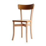 Chaise bistrot vintage en bois revisite
