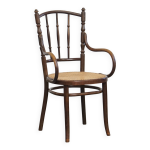 Chaise de bistrot vintage originale thonet avec accoudoirs