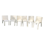 Chaises blanches slick slick philippe starck xo design annes 80