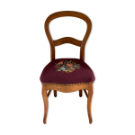 Chaise bois style louis philippe