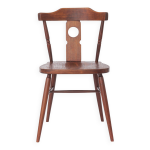 Chaise en bois vintage des ann�es 1960 drevounia tch�coslovaquie restaur�e turned bee