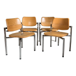Chaises de bureau vintage martin stoll