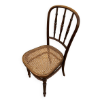 Chaise canne en bois courb fischel