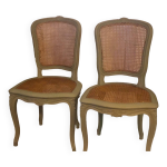 Chaises cannes louis xv