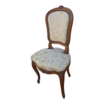 Chaise chauffeuse capitone style louis xv
