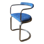 Chaise chrome 1970 cantilever renato zevi