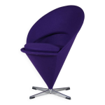 Chaise « cone » des années 1960 par verner panton pour plus linje, danemark Chaise « cone » des années 1960 par verner panton pour plus linje, danemark