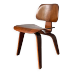 Chaise dcw charles & ray eames pour evans plywood 1945, étiquette originale Chaise dcw charles & ray eames pour evans plywood 1945, étiquette originale
