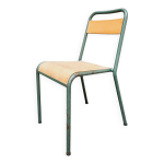 Chaise d'colier en mtal vintage