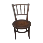 Chaise enfant ancienne en bois courb