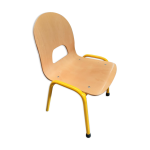 Chaise enfant �cole vintage 1970
