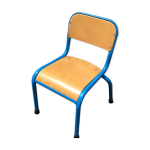 Chaise enfant ecole vintage 1970 bois