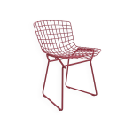 Chaise enfant rose par harry bertoia pour knoll, 1990