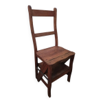 Chaise escabeau ancienne