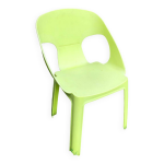 Chaise fauteuil enfant rita design by joan gaspar plastique vert vintage Chaise fauteuil enfant rita design by joan gaspar plastique vert vintage