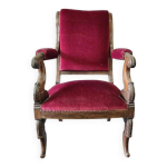 Chaise / fauteuil rose antique vintage