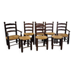 Chaises, fauteuils, tabourets style charles dudouyt