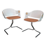 Chaises / fauteuils vintage space age attr. eugen schmidt soloform 1960