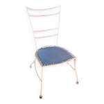 Chaise fer forg annes 50 / 60