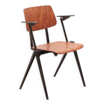 Chaise galvanitas s21 accoudoirs chne et noir