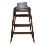 Chaise haute pour enfants en bois