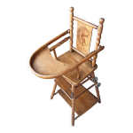 Chaise haute poupée vintage Chaise haute poupée vintage
