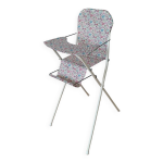 Chaise haute de poupe vintage