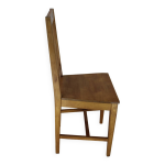 Chaise htre massif assise bois bistrot scandinave
